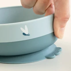 Foodie coffret premier repas ventouse - Elphee - Bleu