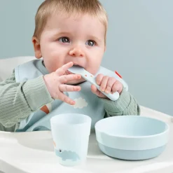 Foodie coffret premier repas - Playground - Rose