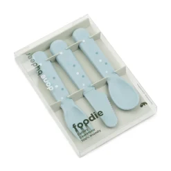 Foodie couverts set de 3 - Happy dots - Bleu