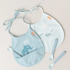 Foodie cuillère bébé Easy-grip lot de 3 - Bleu