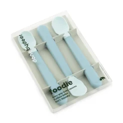 Foodie cuillère bébé Easy-grip lot de 3 - Bleu