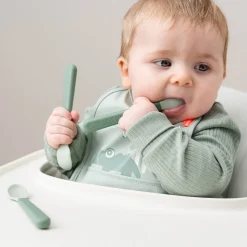 Foodie cuillère bébé Easy-grip lot de 3 - Vert
