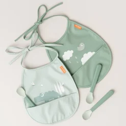 Foodie cuillère bébé Easy-grip lot de 3 - Vert