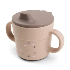 Foodie tasse d'apprentissage - Happy dots - Rose