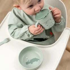 Foodie tasse d'apprentissage - Happy dots - Rose