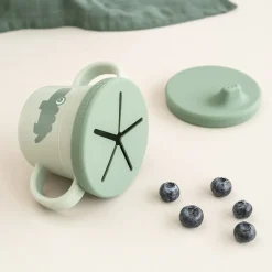 Foodie tasse d'apprentissage - Croco - Vert