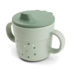 Foodie tasse d'apprentissage - Happy dots - Vert