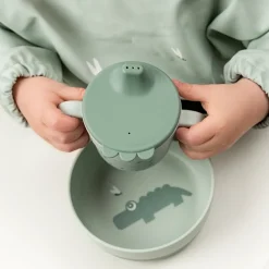 Foodie tasse d'apprentissage - Happy dots - Vert