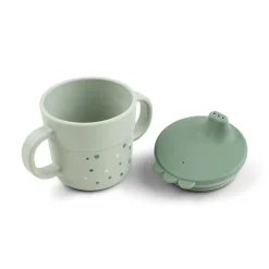 Foodie tasse d'apprentissage - Happy dots - Vert