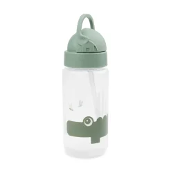 Gourde à paille - Croco - Vert - 350 ml