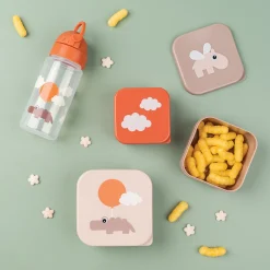 Gourde à paille - Happy clouds - Papaye - 350 ml