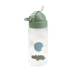 Gourde à paille - Happy clouds - Vert - 350 ml