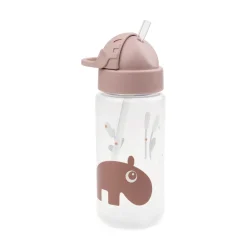 Gourde à paille - Ozzo - Rose - 350 ml