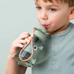 Gourde à paille - Playground - Rose - 280 ml