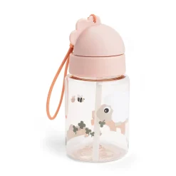 Gourde à paille - Tiny farm - Rose - 280 ml