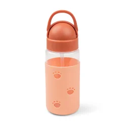 Gourde à paille Easy-grip - Elphee - Papaye - 350 ml