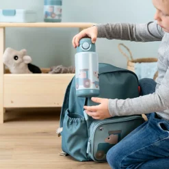 Gourde isotherme Tiny farm Bleu 340 ml