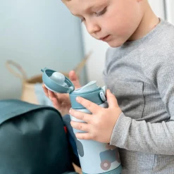 Gourde isotherme Tiny farm Bleu 340 ml