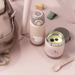 Gourde isotherme Tiny farm Rose 340 ml