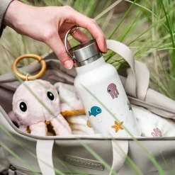 Gourde thermo inox - Sea friends - Beige - 350 ml