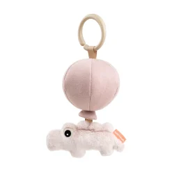 Hochet à suspendre - Croco - Rose