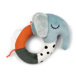 Hochet anneau - Elphee - Bleu