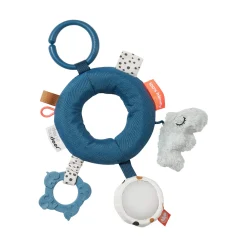 Hochet anneau d'activités - Deer friends - Bleu