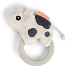 Hochet avec anneau de dentition - Dotti - Sable