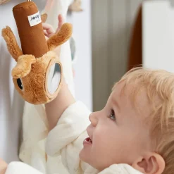 Hochet d'éveil miroir - Jelly - Rose