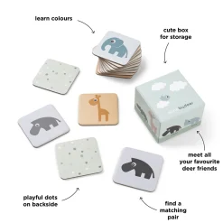 Jeu de memory - Deer friends - Multicolore