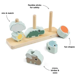 Jeu empilable - Happy clouds - Multicolore