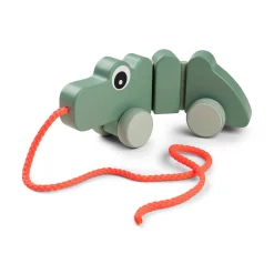 Jouet à tirer - Croco - Vert