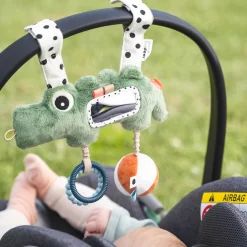 Jouet d'éveil à suspendre - Croco - Vert