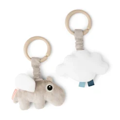 Jouet d'éveil à suspendre lot de 2 - Happy clouds - Sable