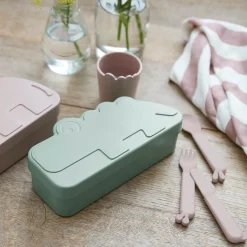 Kiddish lunch box - Croco - Vert