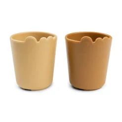 Kiddish tasse lot de 2 - Croco - Moutarde