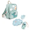 Kit sac à dos en toile pour enfants - Bleu