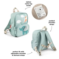 Kit sac à dos en toile pour enfants - Bleu