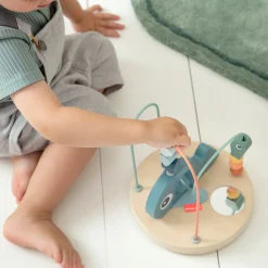 Labyrinthe à perles - Wally - Bleu