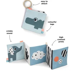 Livre d'éveil accordéon - Deer friends - Multicolore