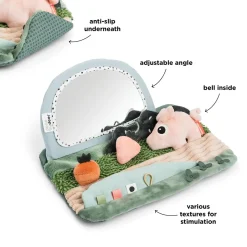 Miroir d'éveil Tummy time - Tiny farm - Multicolore