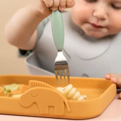 Peekaboo assiette plateau - Deer friends - Moutarde