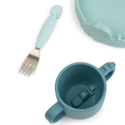 Peekaboo coffret repas - Deer friends - Bleu