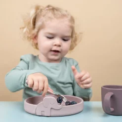 Peekaboo coffret repas - Deer friends - Rose