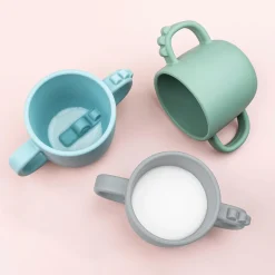 Peekaboo tasse à 2 poignées - Croco - Gris