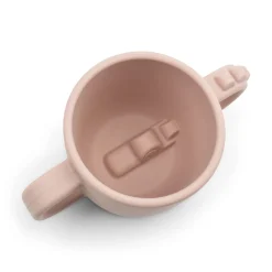 Peekaboo tasse à 2 poignées - Croco - Rose