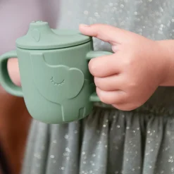 Peekaboo tasse d'apprentissage- Elphee - Vert