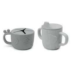 Peekaboo tasses double usage - Deer friends - Gris