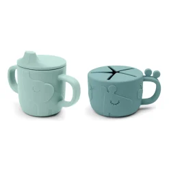 Peekaboo tasses double usage - Deer friends - Bleu