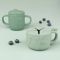 Peekaboo tasses double usage - Deer friends - Bleu